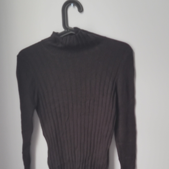 White House Black Market Sweaters - White House Black Market Black Turtleneck Sweater
